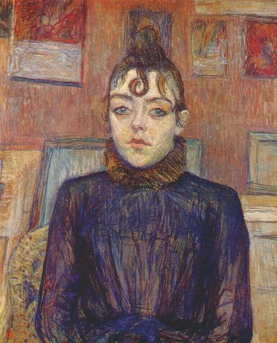 Girl with Lovelock by Henri de Toulouse Lautrec